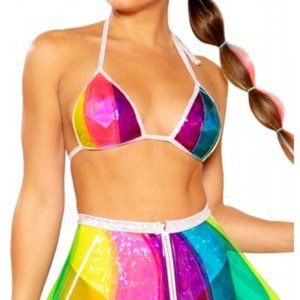 Beach Ball Vinyl Triangle Top